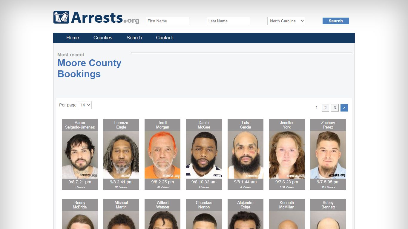 Moore County Arrests and Inmate Search